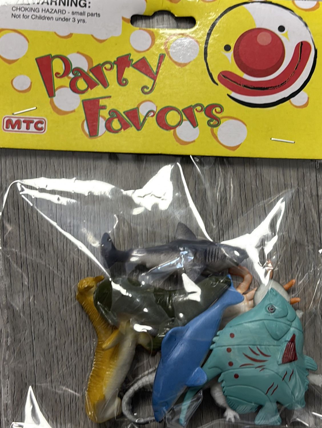 PARTY FAVOR SEA ANIMALS