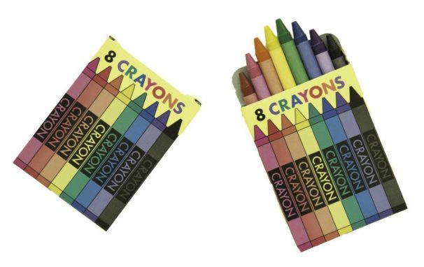PARTY FAVOR CRAYONS 6CT