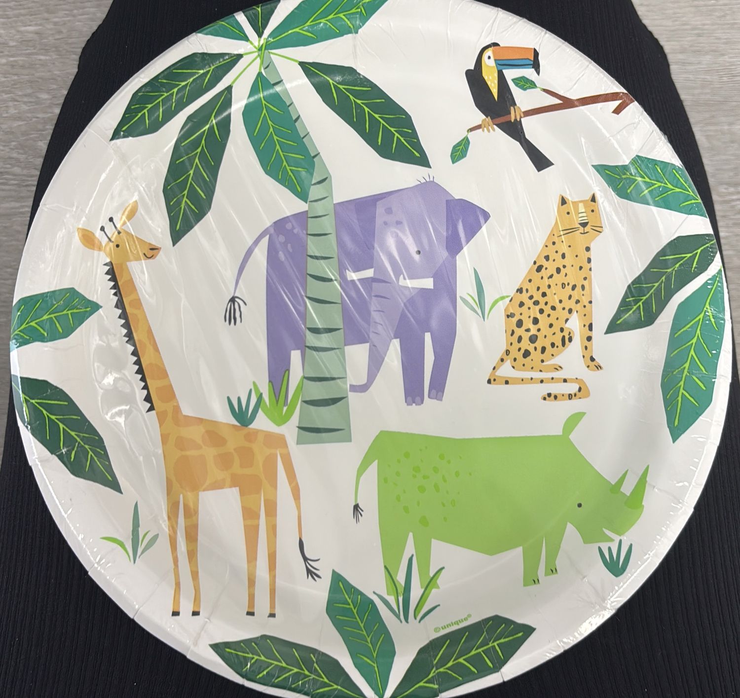 PAPER PLATES LARGE SAFARI