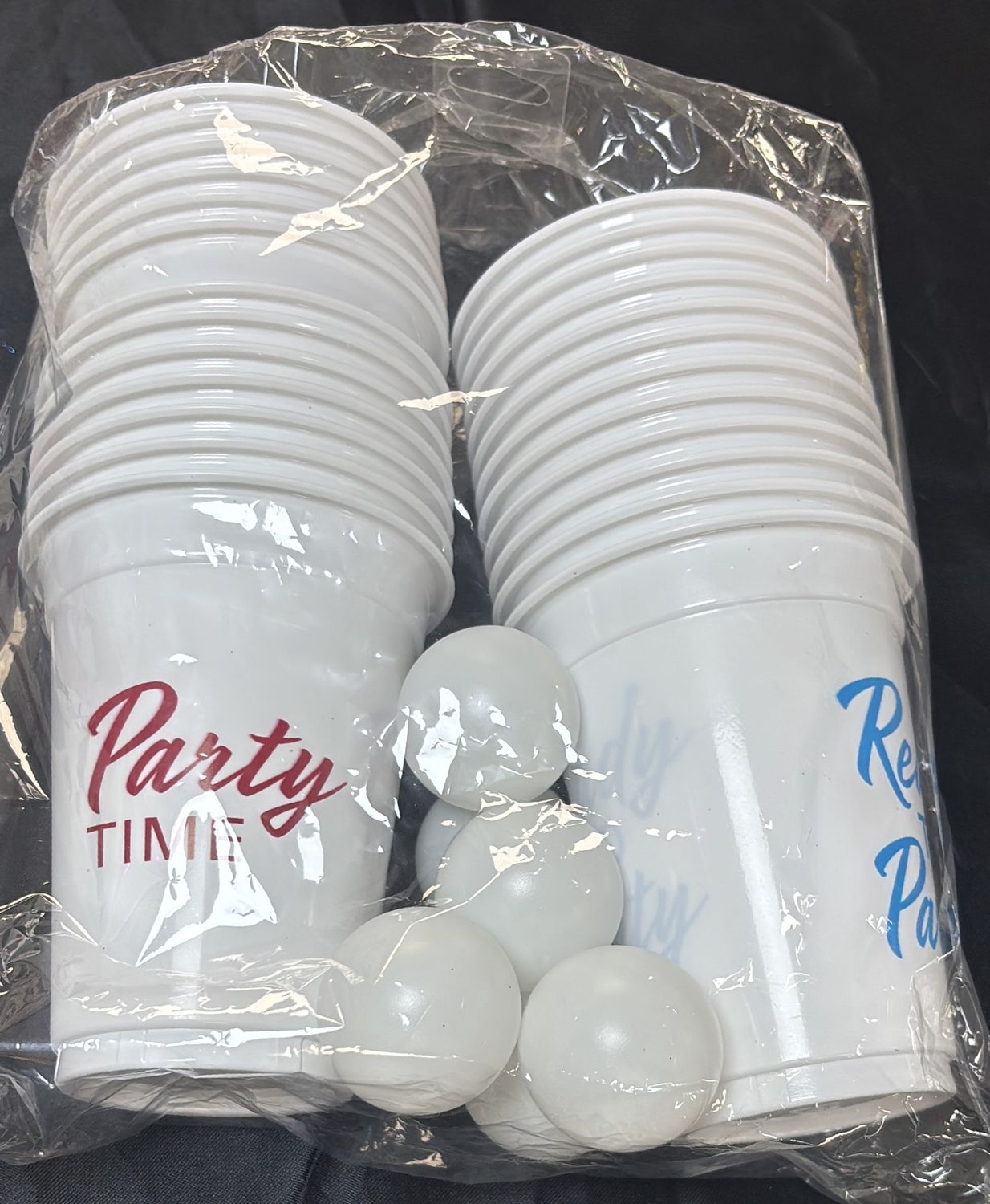 PARTY CUP AND TABLE TENNIS BALL KIT