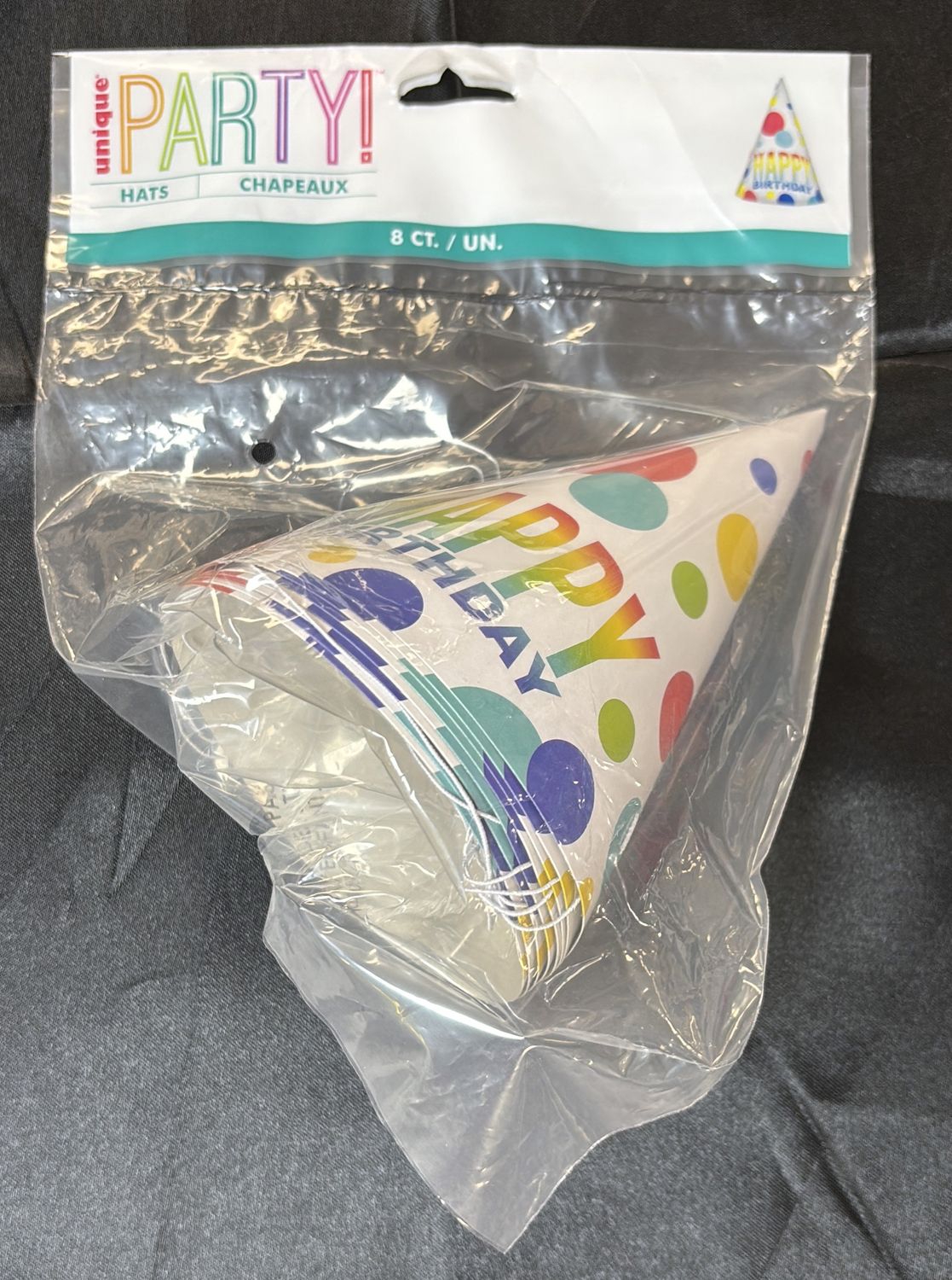 PARTY HATS RAINBOW SPOTS