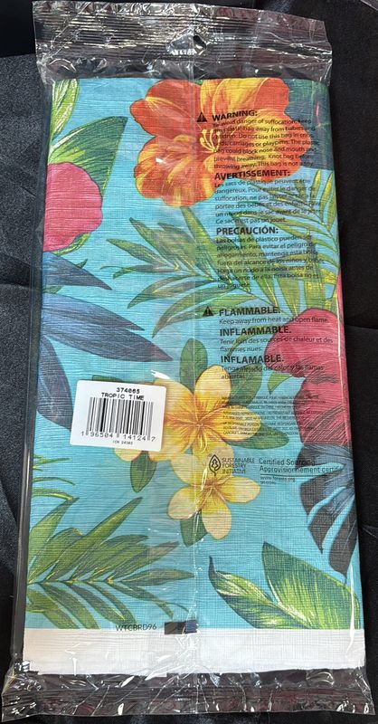 Tropical Paper Table Cover
