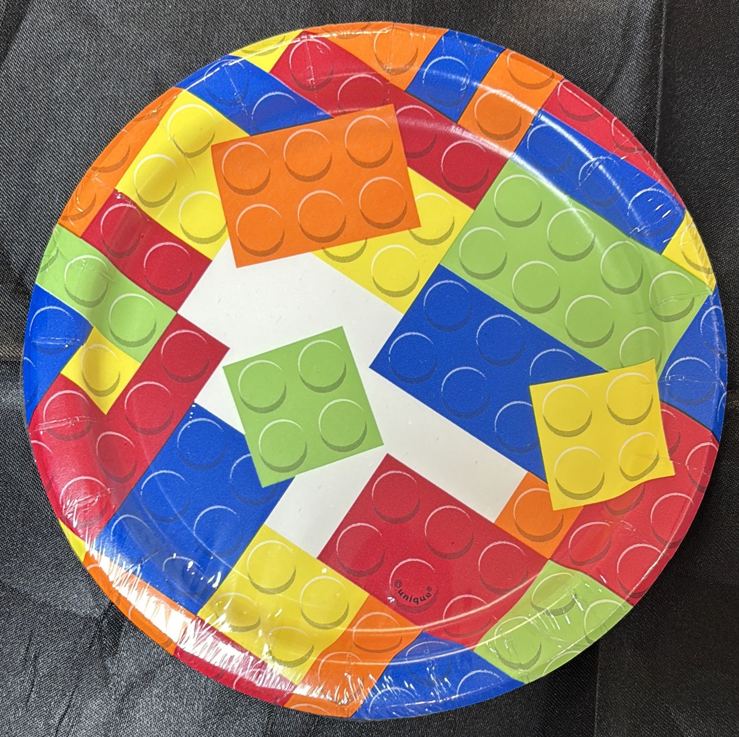 PAPER PLATES SMALL BUILDING BLOCKS