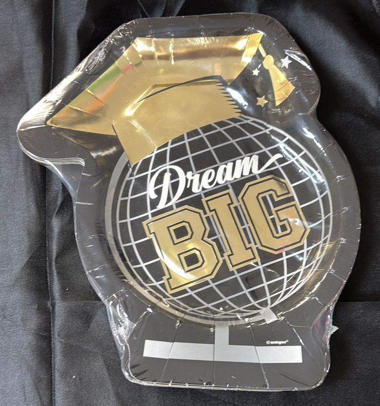 PAPER PLATES SMALL STAR GRAD