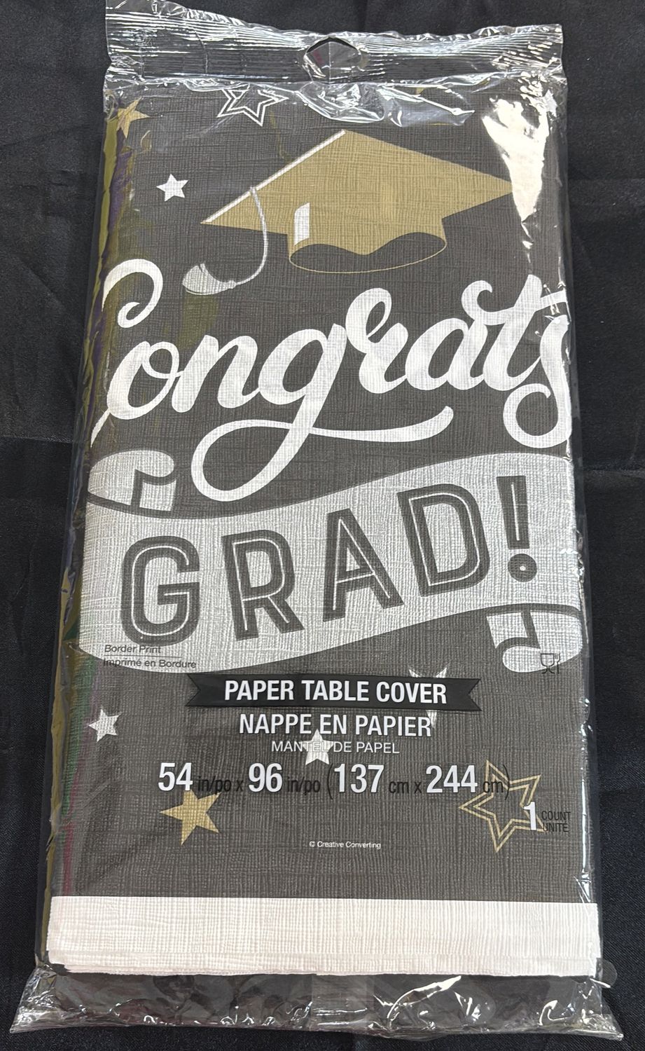 GRAD GLAMOR PAPER TABLE COVER