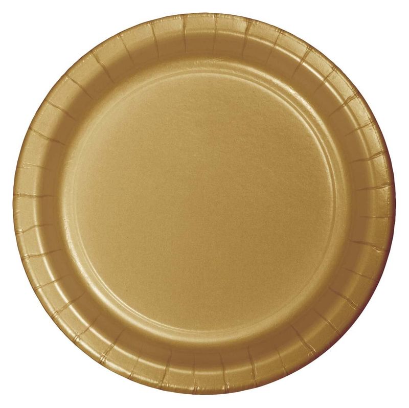 GLITTERING GOLD SMALL PLATE 24CT