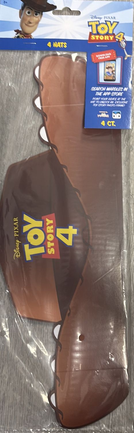 PARTY HAT TOY STORY COWBOY HAT 4CT.