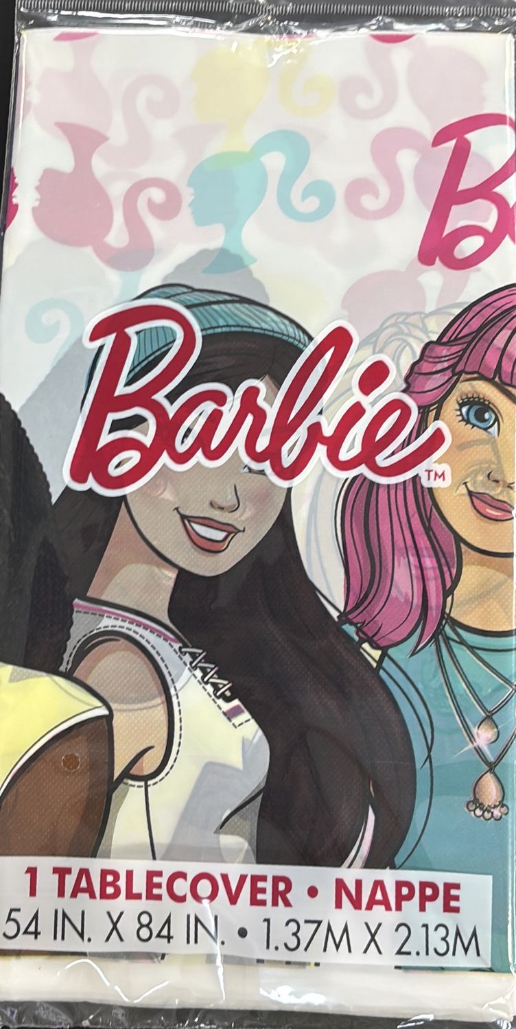 BARBIE TABLECOVER