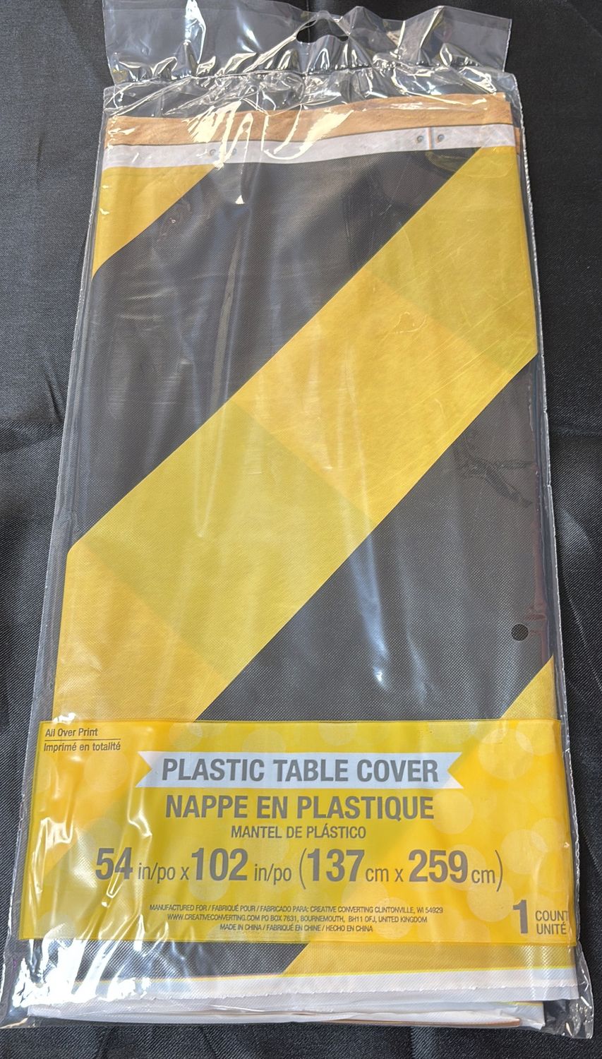BIG DIG PLASTIC TABLECOVER