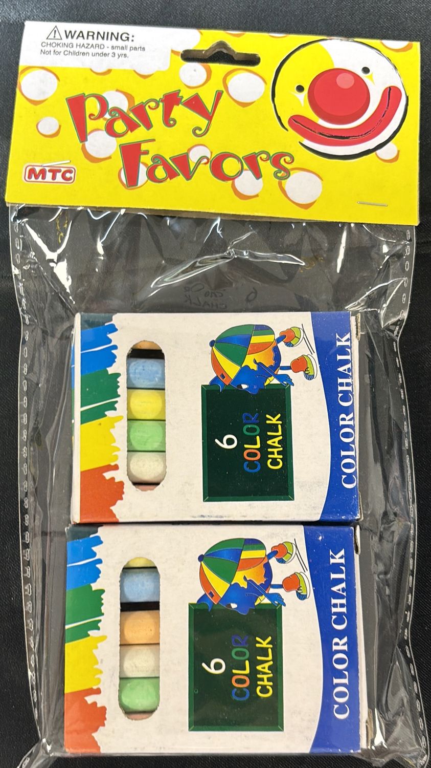 PARTY FAVOR 6 COLOR CHALK