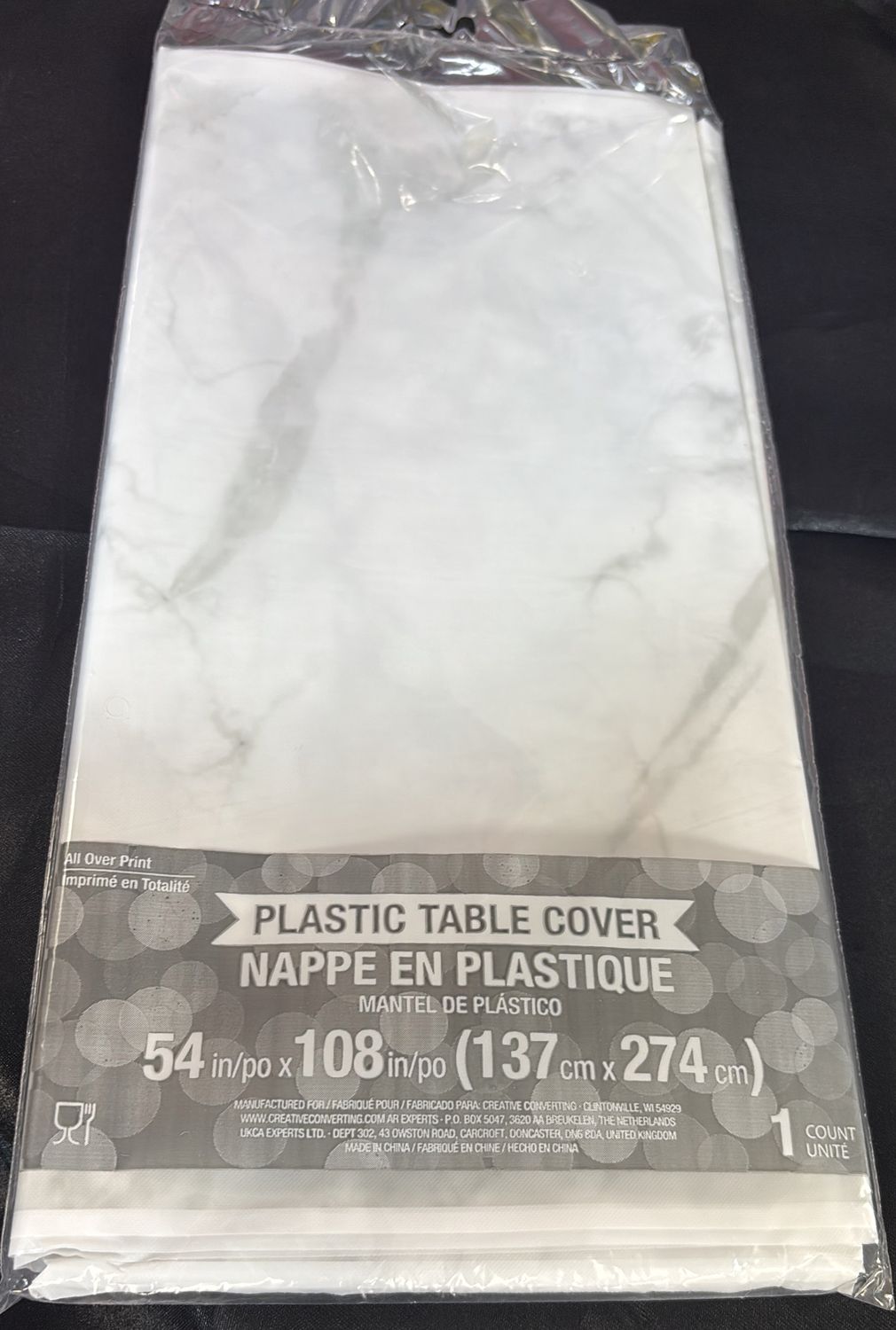 MARBLE TABLE COVER
