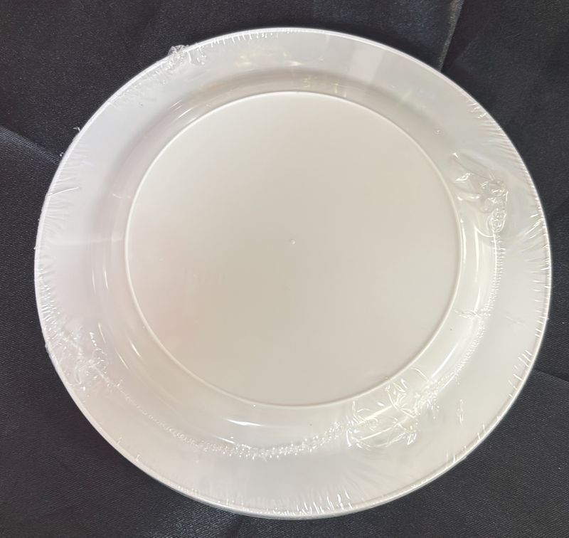 Plastic Plate Small Rose Gold Trim