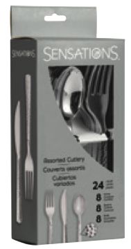 Hammered Silver Assorted Plastic Cutlery