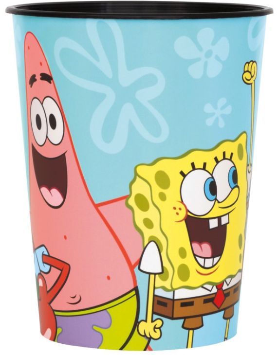 PLASTIC CUP SPONGEBOB