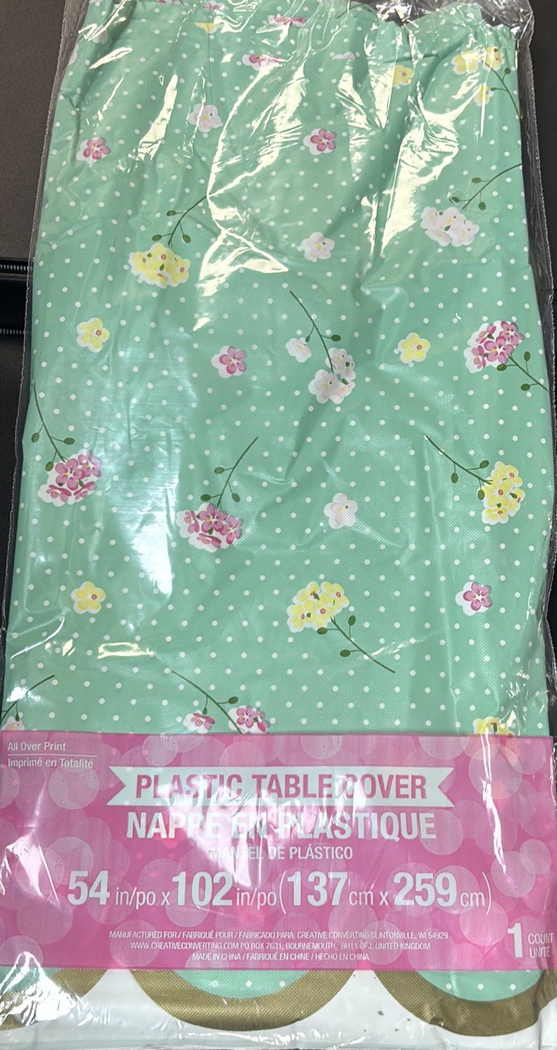 FLORAL TEA PARTY TABLECOVER