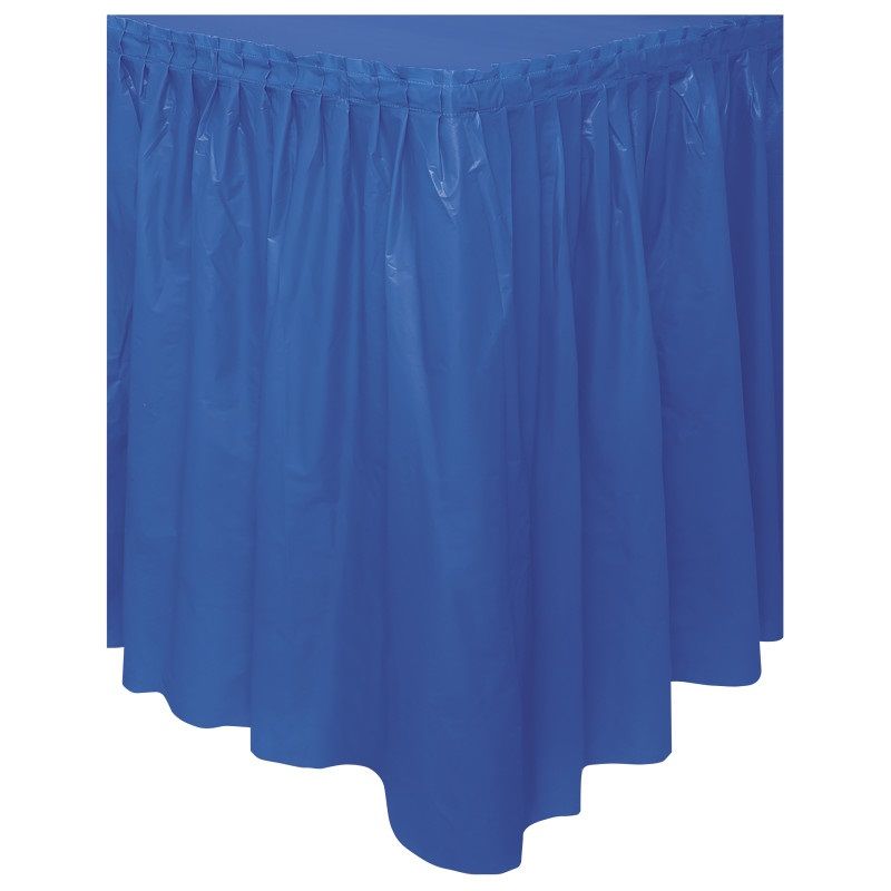 Royal Blue Table Skirt 29"X14Ft
