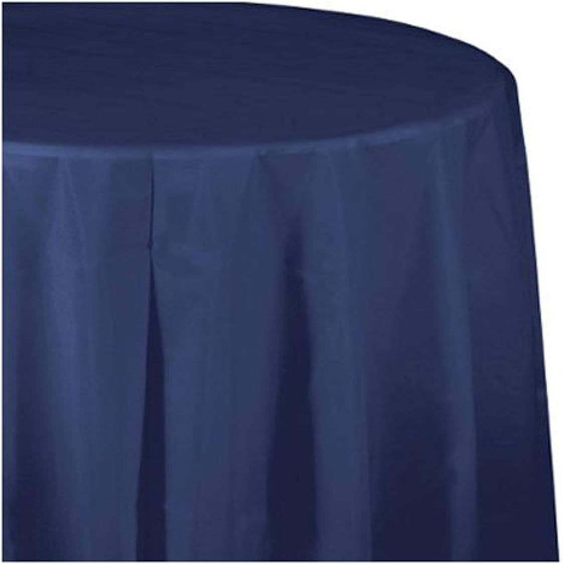 NAVY ROUND TABLECOVER