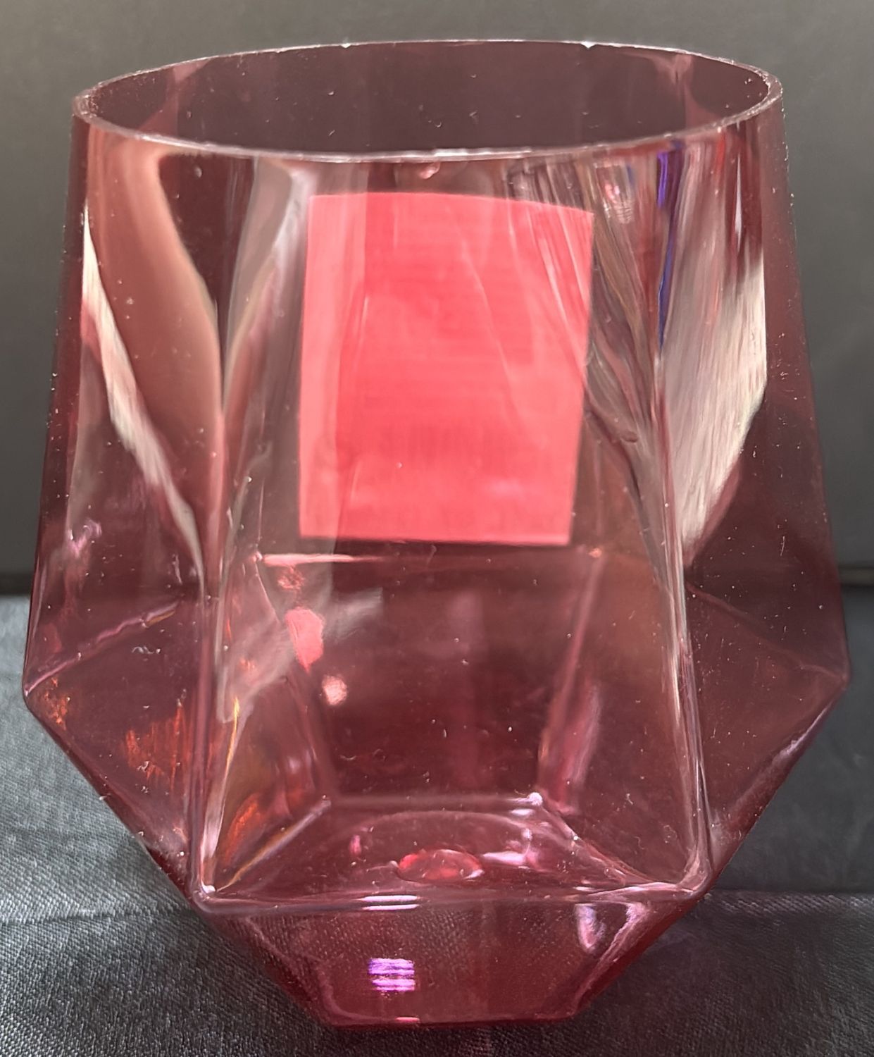 PLASTIC WINE GLASS 12oz