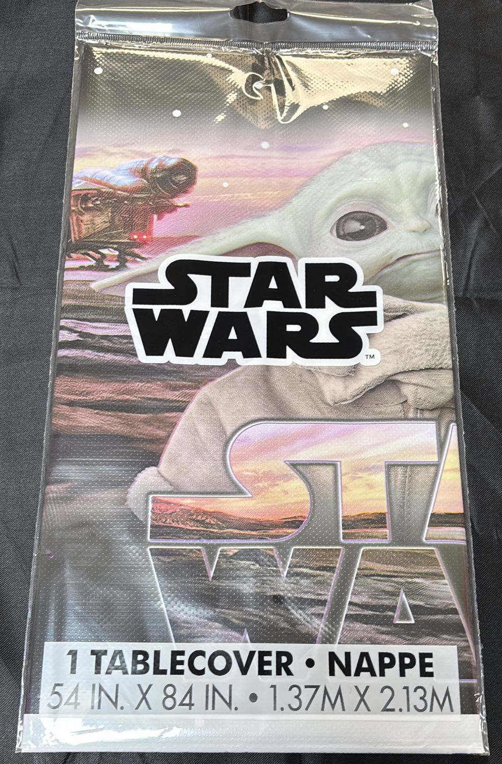 STAR WARS MANDALORIAN PLASTIC TABLECOVER