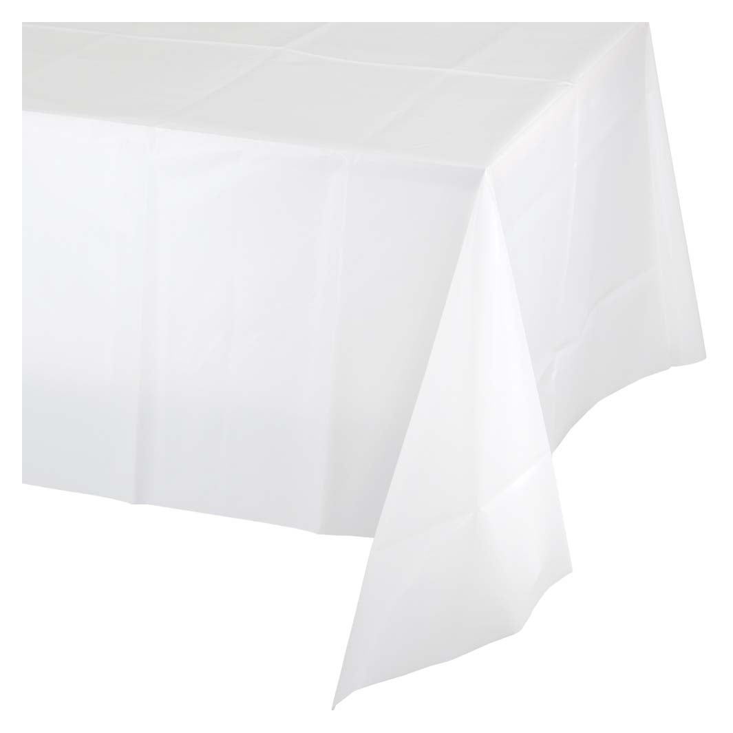 WHITE TABLE COVER