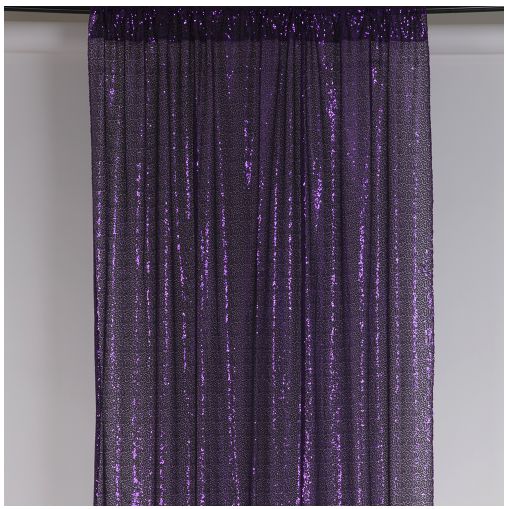 PURPLE SEQUIN BACKDROP 5'X10'