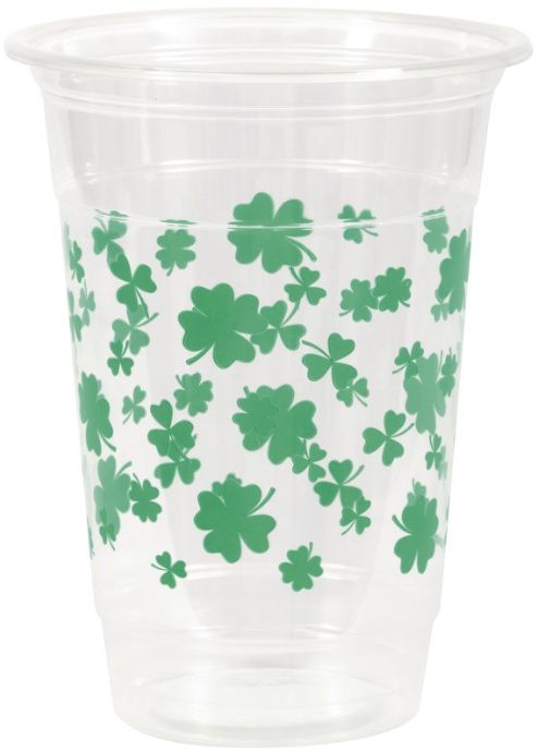 ST. PATRICK'S DAY PLASTIC CUPS 8CT
