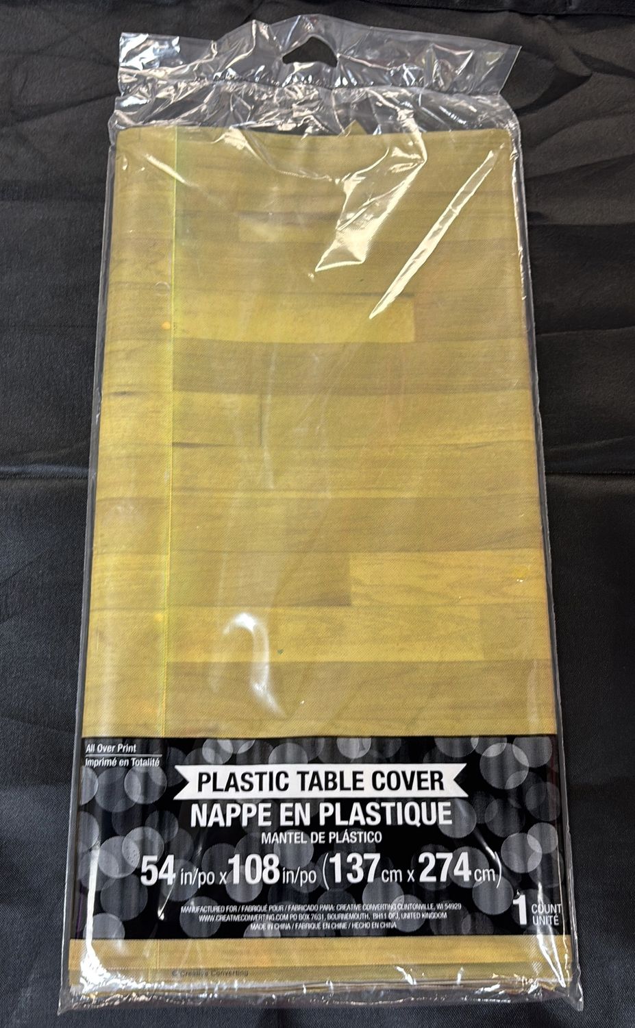 WOOD FLOOR TABLE COVER