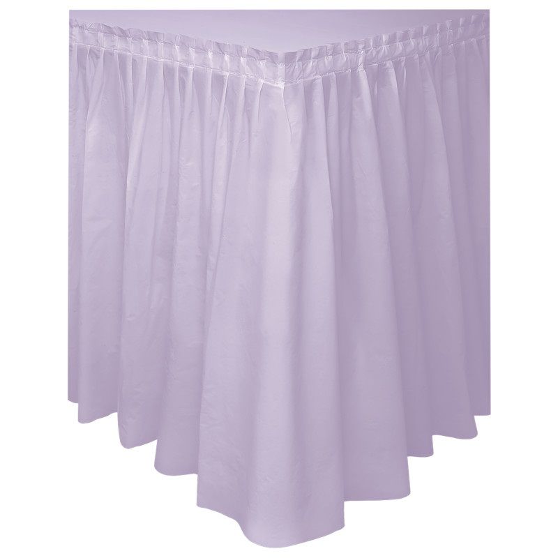 Lavender Table Skirt 29"X14Ft