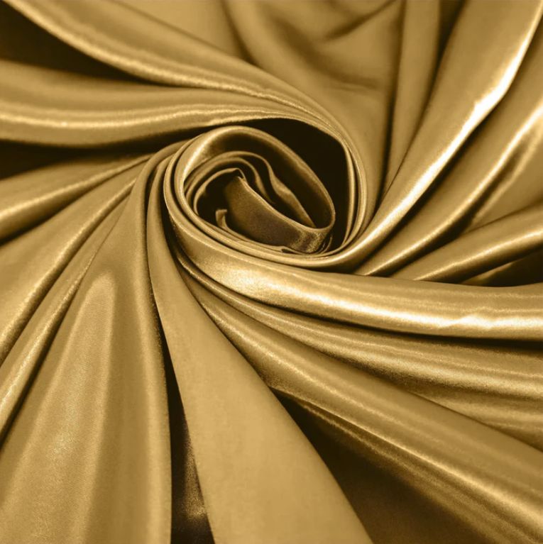 Gold Rectangle Satin Tc 90x132