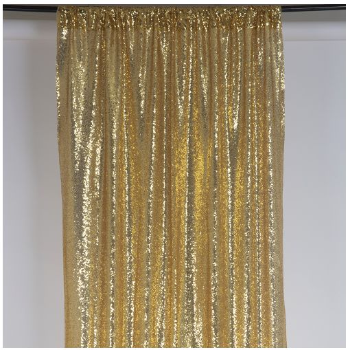 GOLD SEQUIN BACKDROP 5'X10'