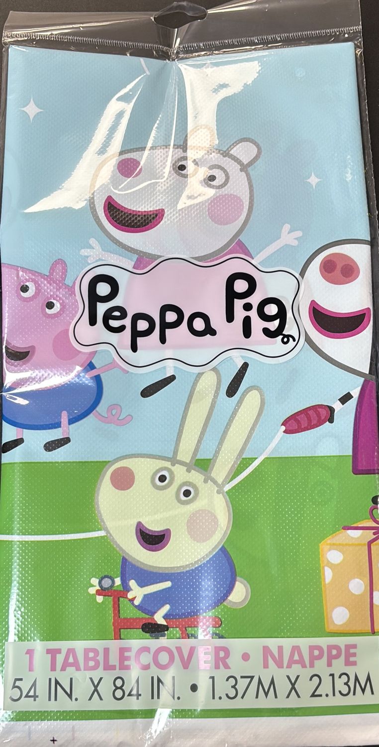 PLASTIC TABLECOVER PEPPA PIG