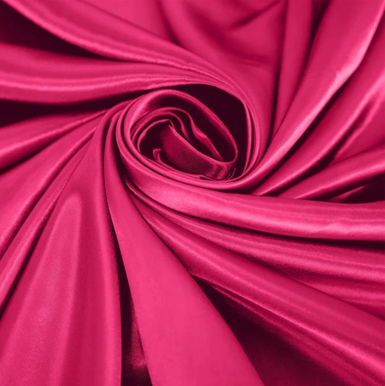 Fuchsia Rectangle Satin Tc 90x132