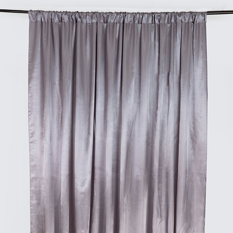 SILVER SATIN BACKDROP 10'X10'