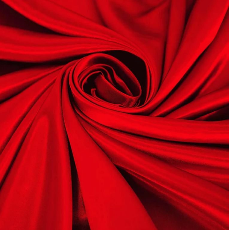 Red Rectangle Satin Tc 90x132