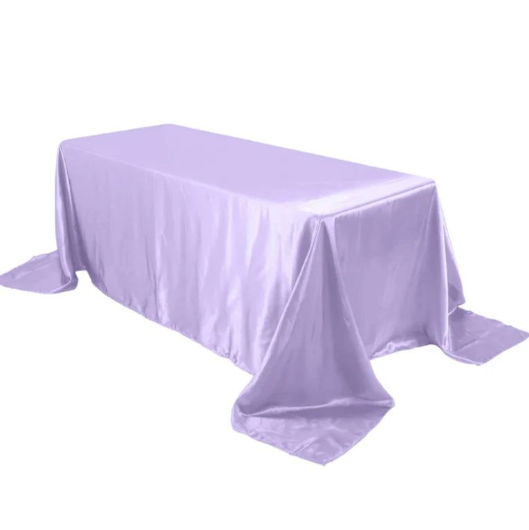 Lavender Rectangle Satin Tc 90x132