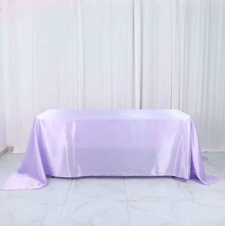 Lavender Rectangle Satin Tc 90x132