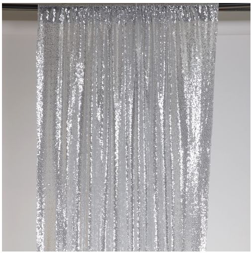 SILVER SEQUIN BACKDROP 5'X10'