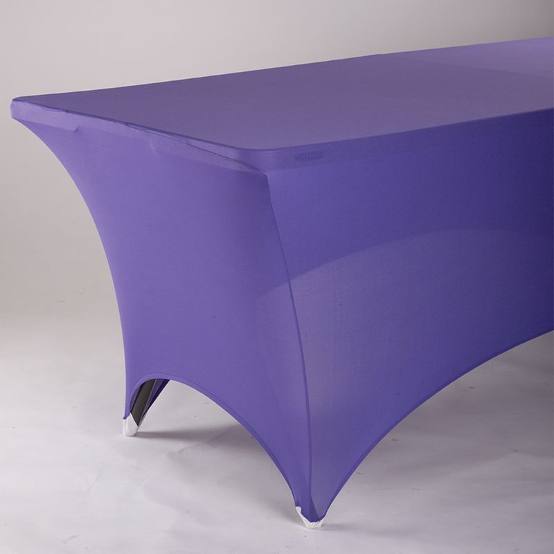 Purple 72"X30" Rectangle Spandex Tablecloth