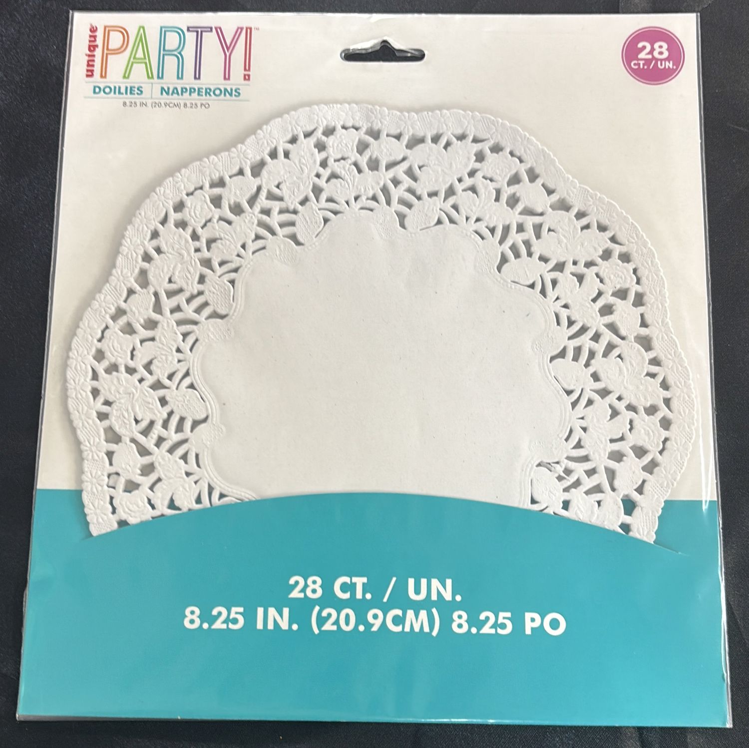 WHITE DOILIES 8.25" 28CT