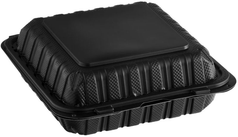 TAKEOUT BOX 9x9 BLACK