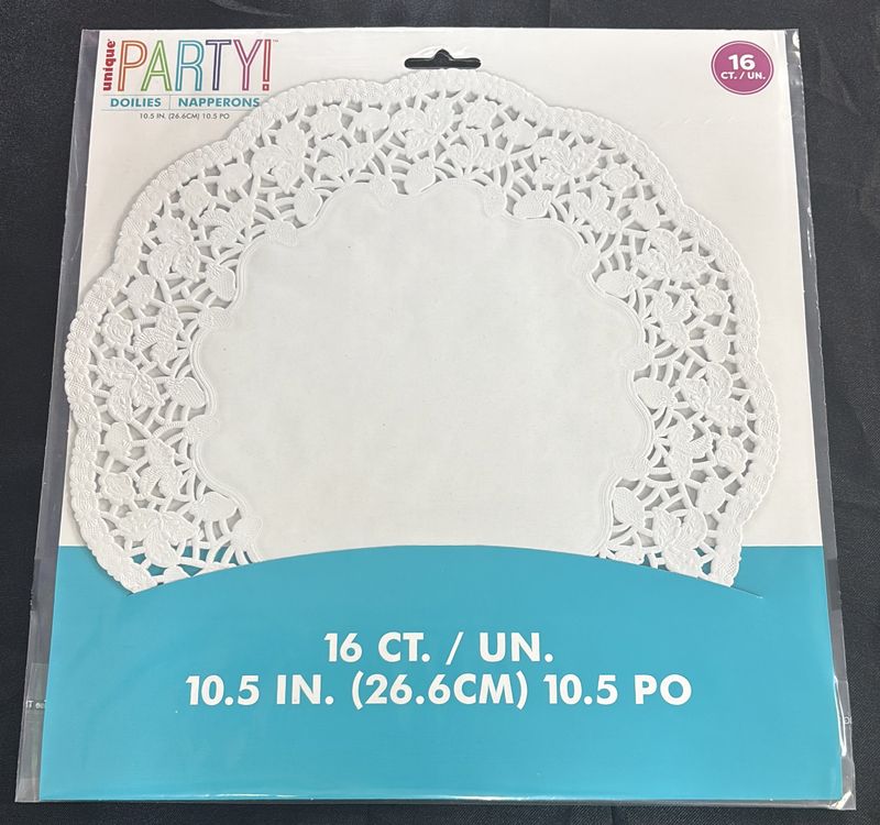 White Doilies 10.5" 16Ct