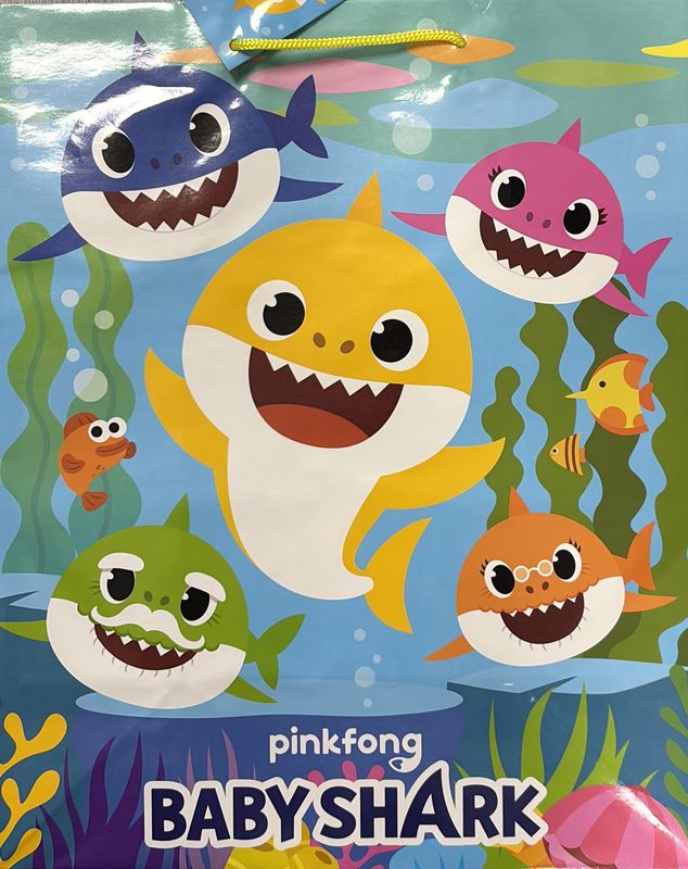 GIFT BAG LG. BABY SHARK