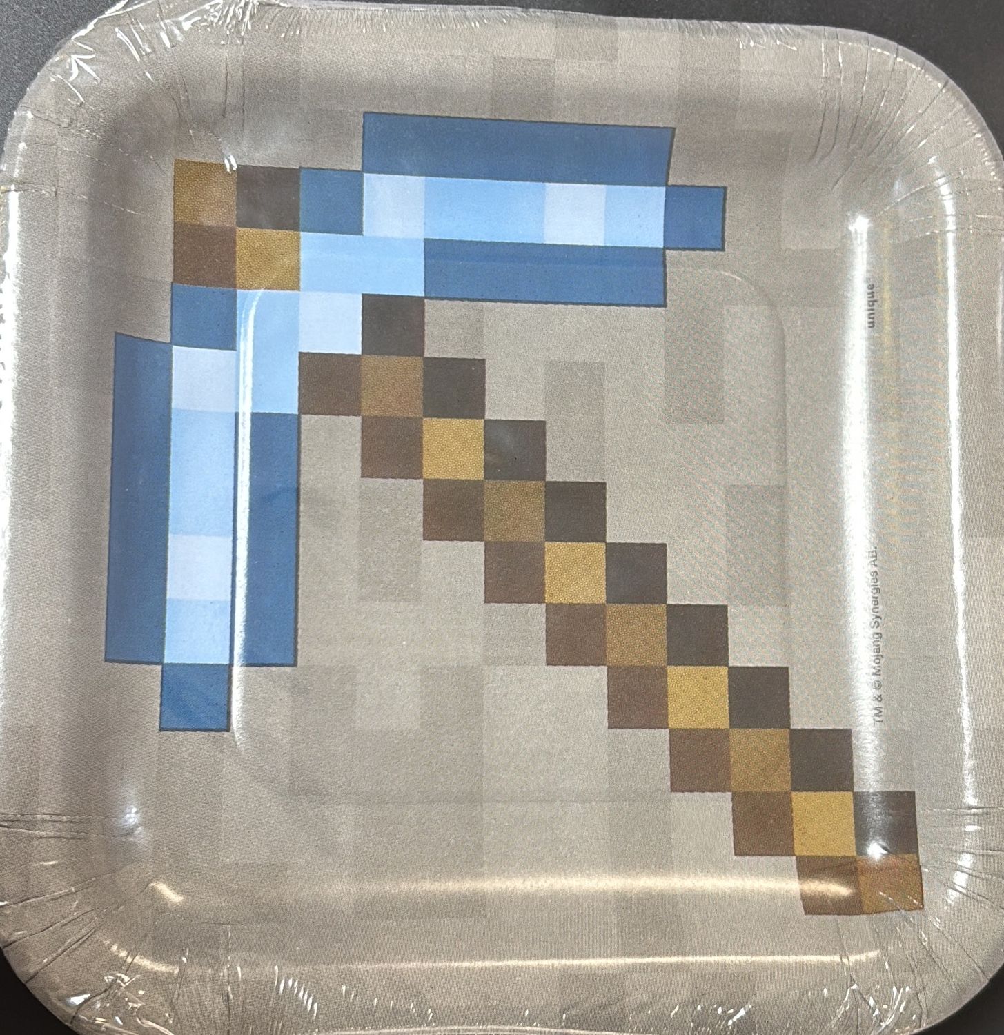 PAPER PLATE SMALL MINECRAFT