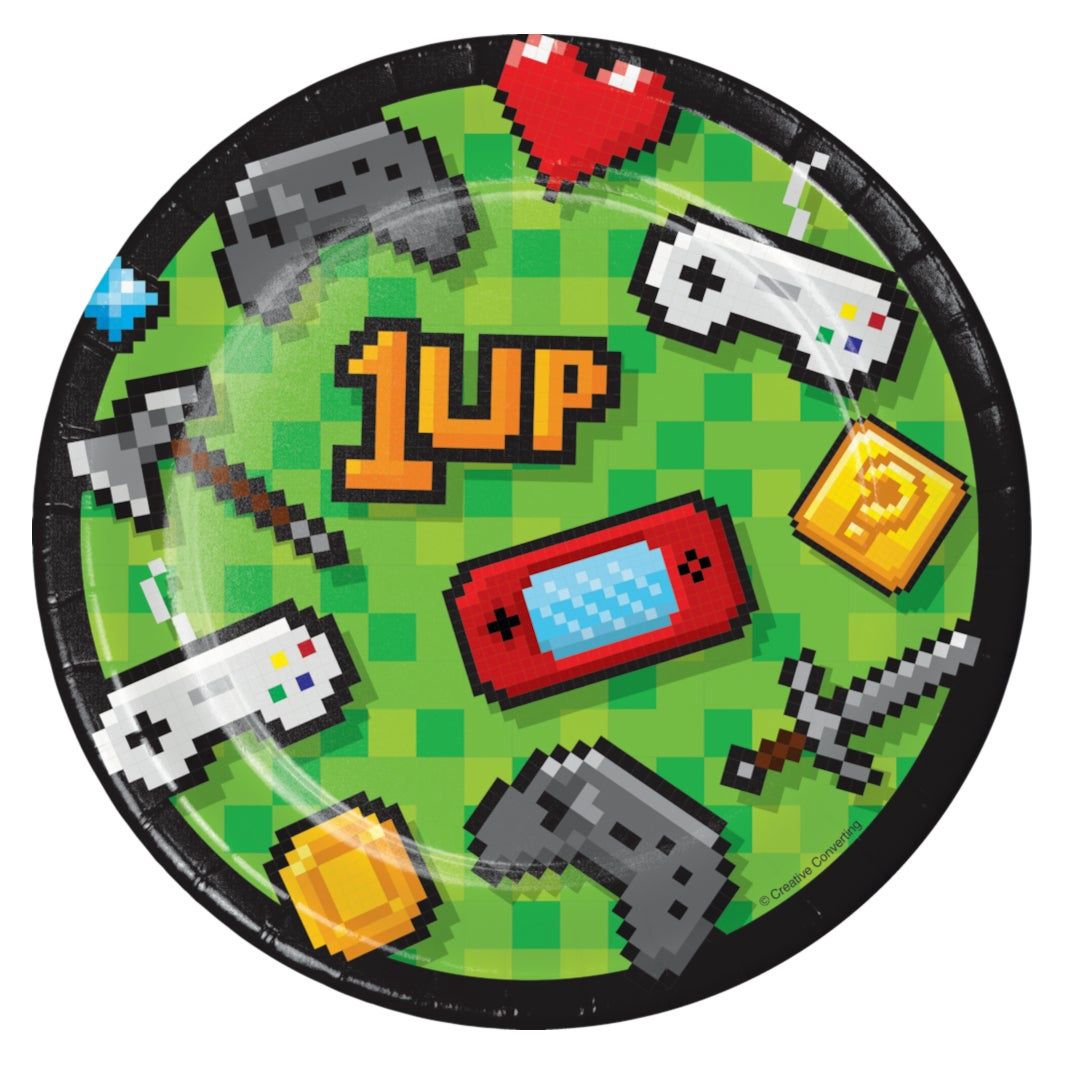 PAPER PLATE SMALL GAMING PARTY