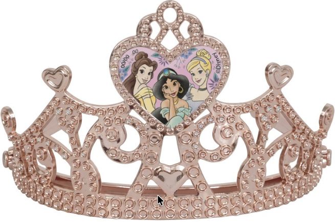DISNEY PRINCESS ROSE GOLD TIARA