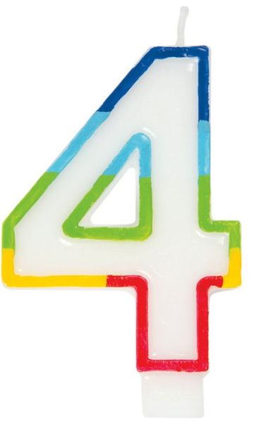 CANDLE RAINBOW BORDER #4