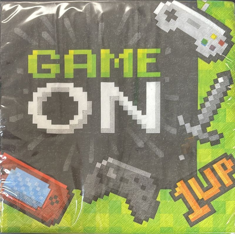 GAMING PARTY GO LUNCHEON NAPKIN