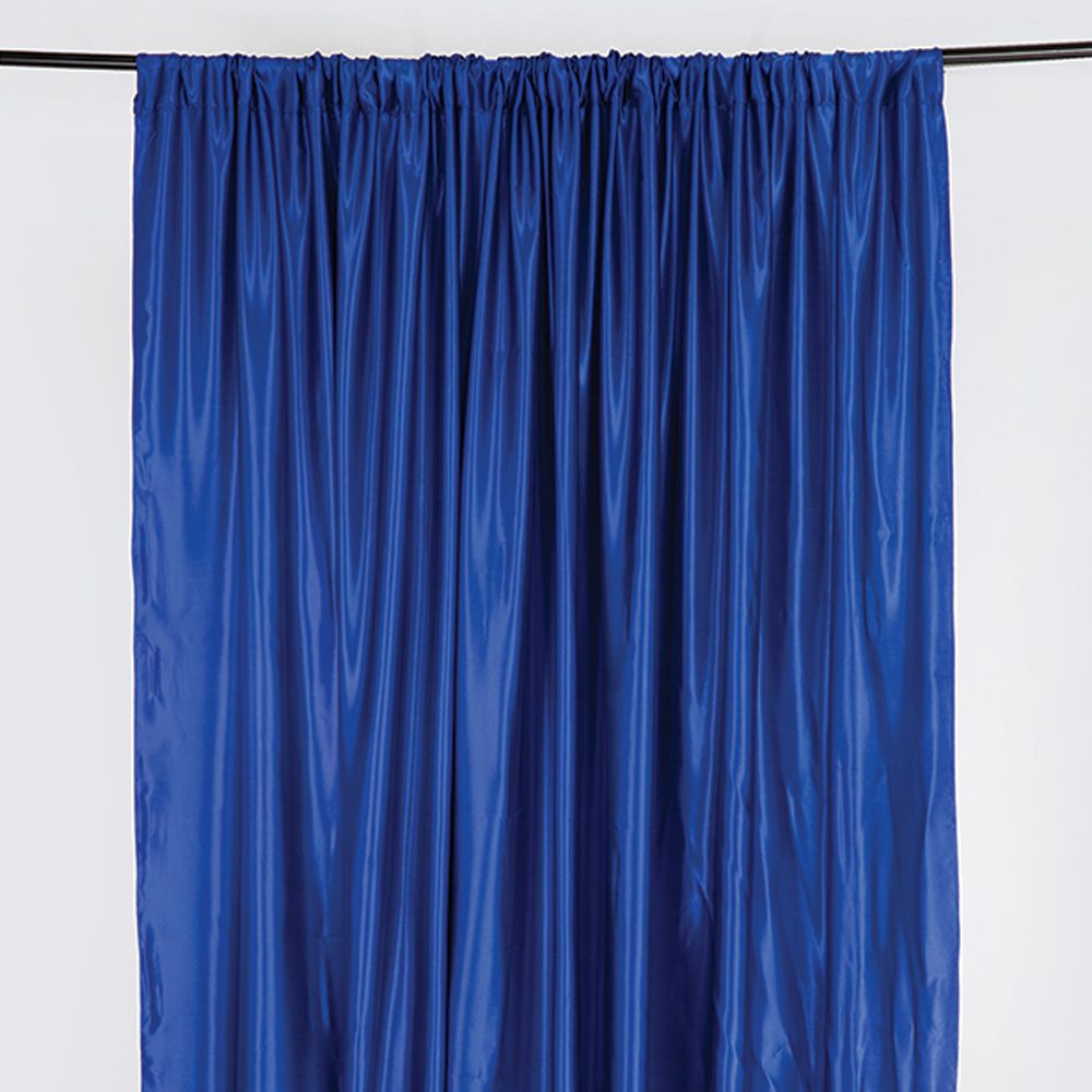 ROYAL BLUE SATIN BACKDROP 10'X10'