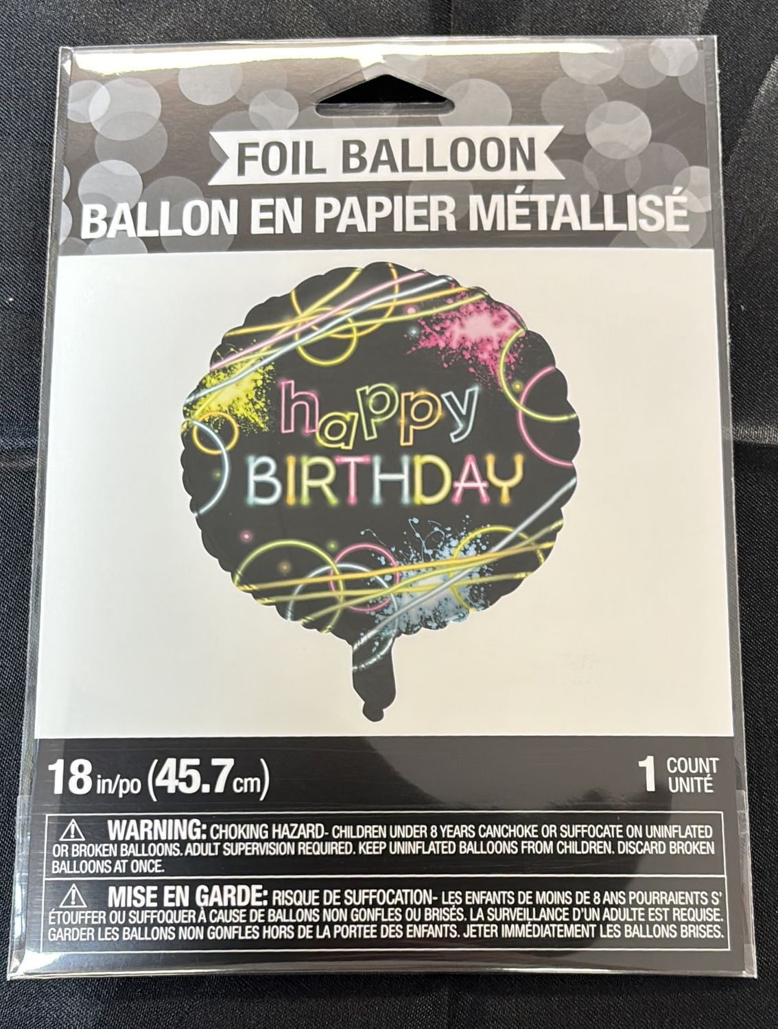 18" GLOW PARTY BALLOON