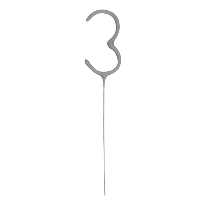 Numeral Sparkler #3